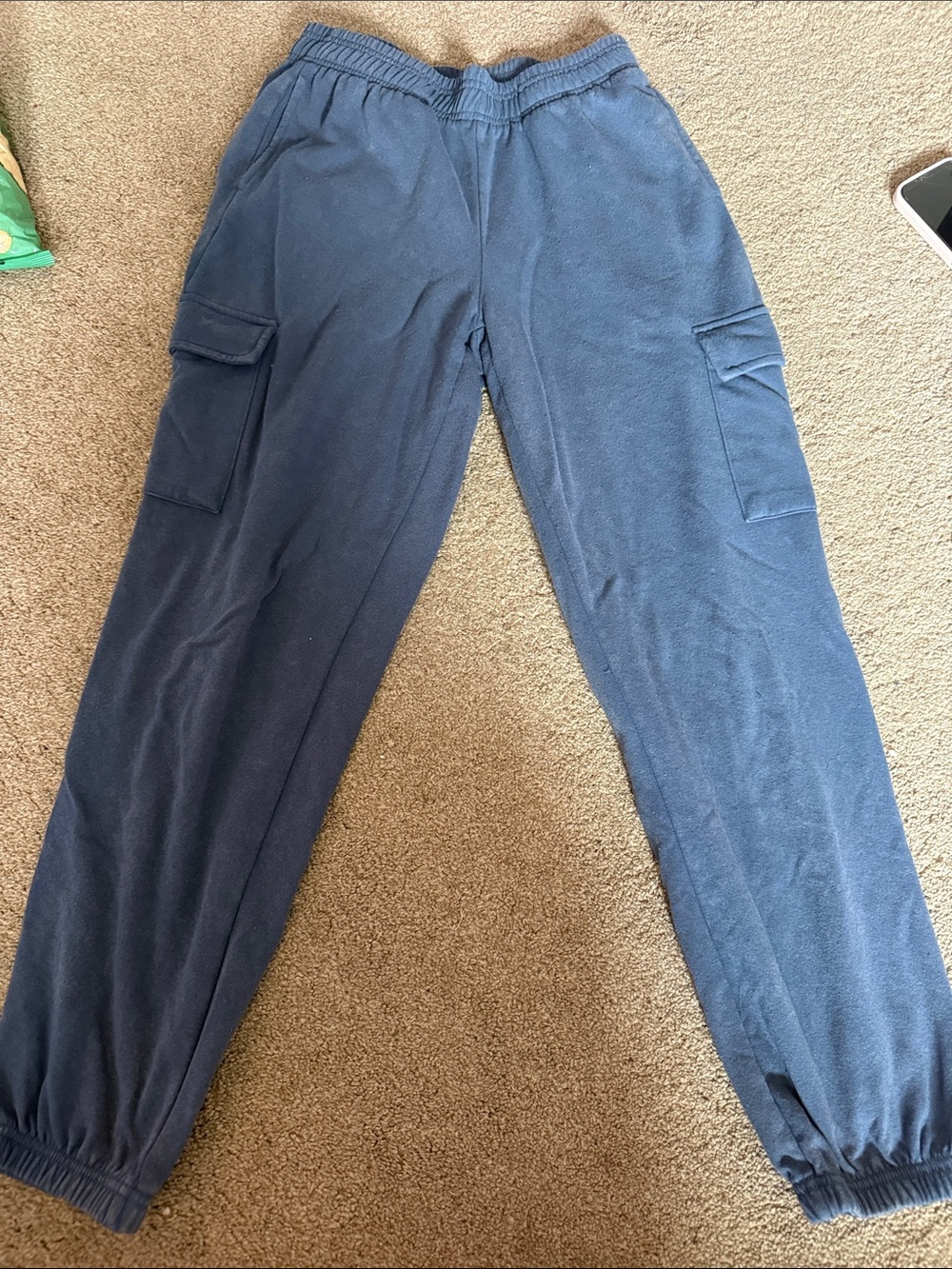 Pink Republic Men's Navy Cargo Jogger Sweatpants